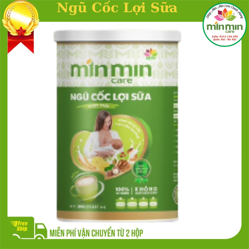  (Combo 2 hộp )Ngũ cốc dinh dưỡng Min Min 38 hạt Siêu Lợi Sữa, Phục Hồi Sau sinh